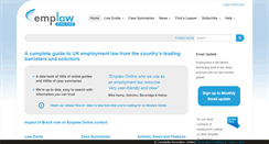 Desktop Screenshot of emplaw.co.uk