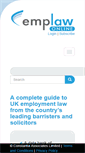 Mobile Screenshot of emplaw.co.uk
